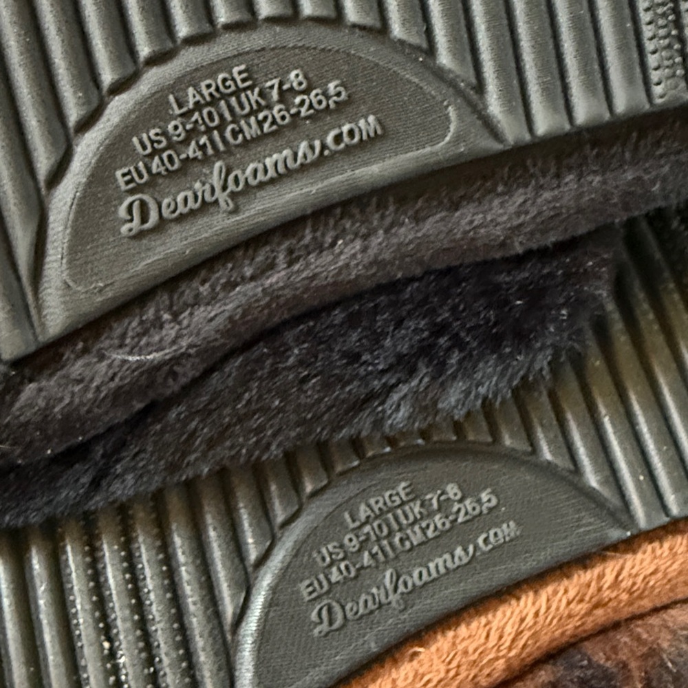 Deluxe by Dearfoam Plush Faux Fur Slipper Duo - Picture 3 of 5